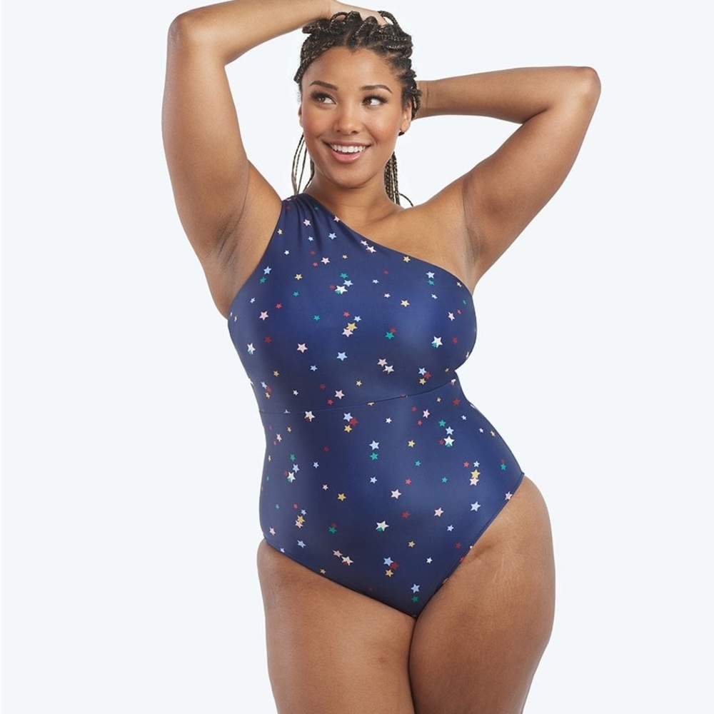 Summersalt x The Home Edit One Piece Swimsuit Star Print Size 2